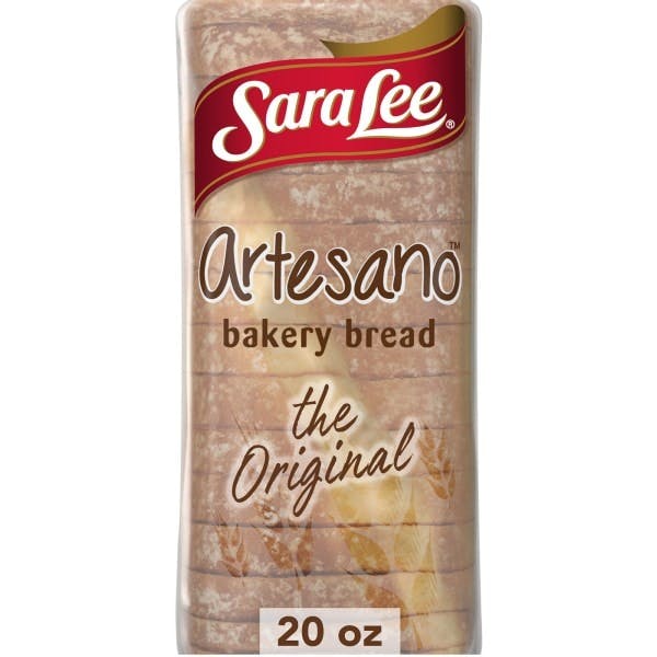2 Sara Lee Artesano Bakery Bread Loaves