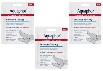 3 Aquaphor Foot Masks