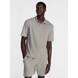 Avia Men's Seersucker Polo Shirt