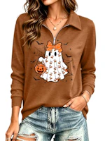 Women's Halloween Ghost Shirt