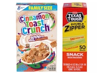 1 General Mills + 1 H-E-B Snack Bags