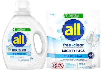 2 All Laundry Detergents