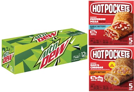 2 Hot Pockets + 1 Mountain Dew