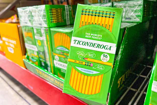 Ticonderoga 96-Count Pencils, $9.98 at Sam's Club (Cheaper Than Amazon) card image