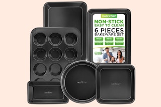 NutriChef 6-Piece Nonstick Baking Pans Set 