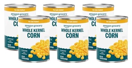 Amazon Fresh Canned Whole Kernel Corn 6-Pack