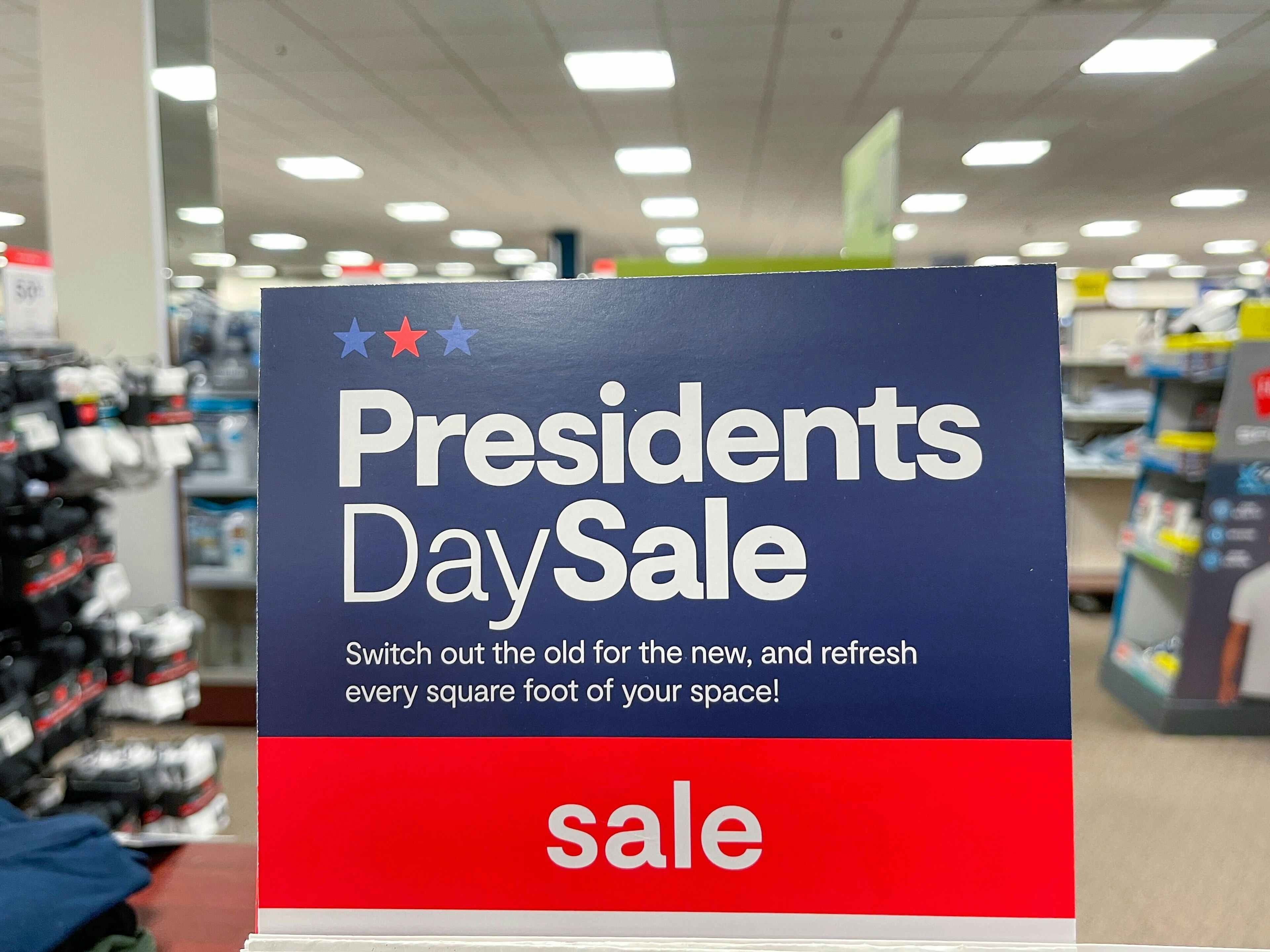 jcpenney presidents day sale sign