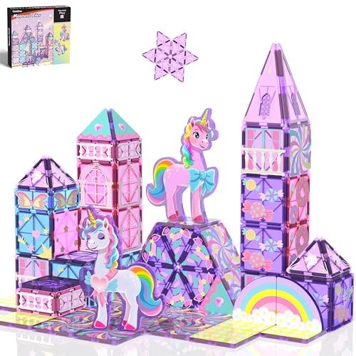 Magnetic Building Blocks Unicorn Toy