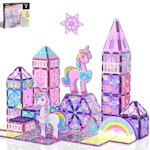 Magnetic Building Blocks Unicorn Toy