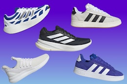 Adidas Deal Drops: $18 Nizza Shoes, $23 Grand Court Sneakers, and More card image