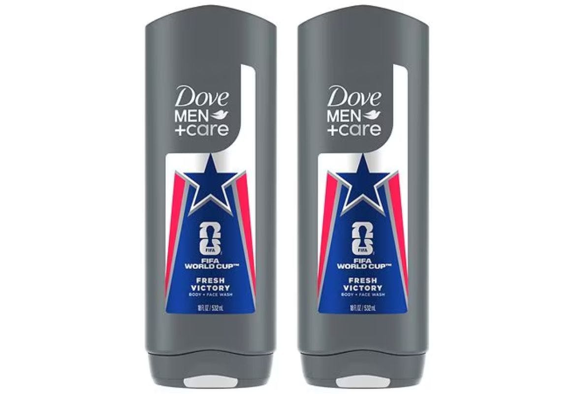 2 Dove Men+Care Body Washes
