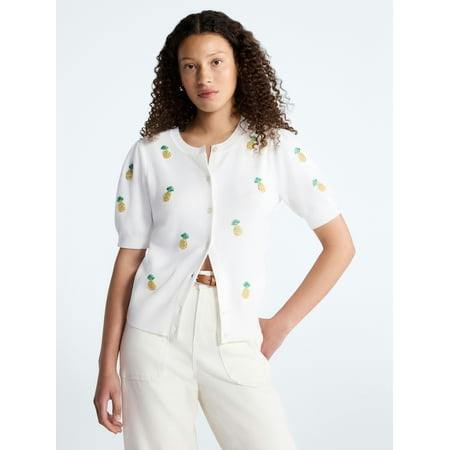 Free Assembly Women's Beaded Cardigan