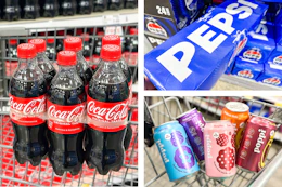 coca cola pepsi poppi soda collage