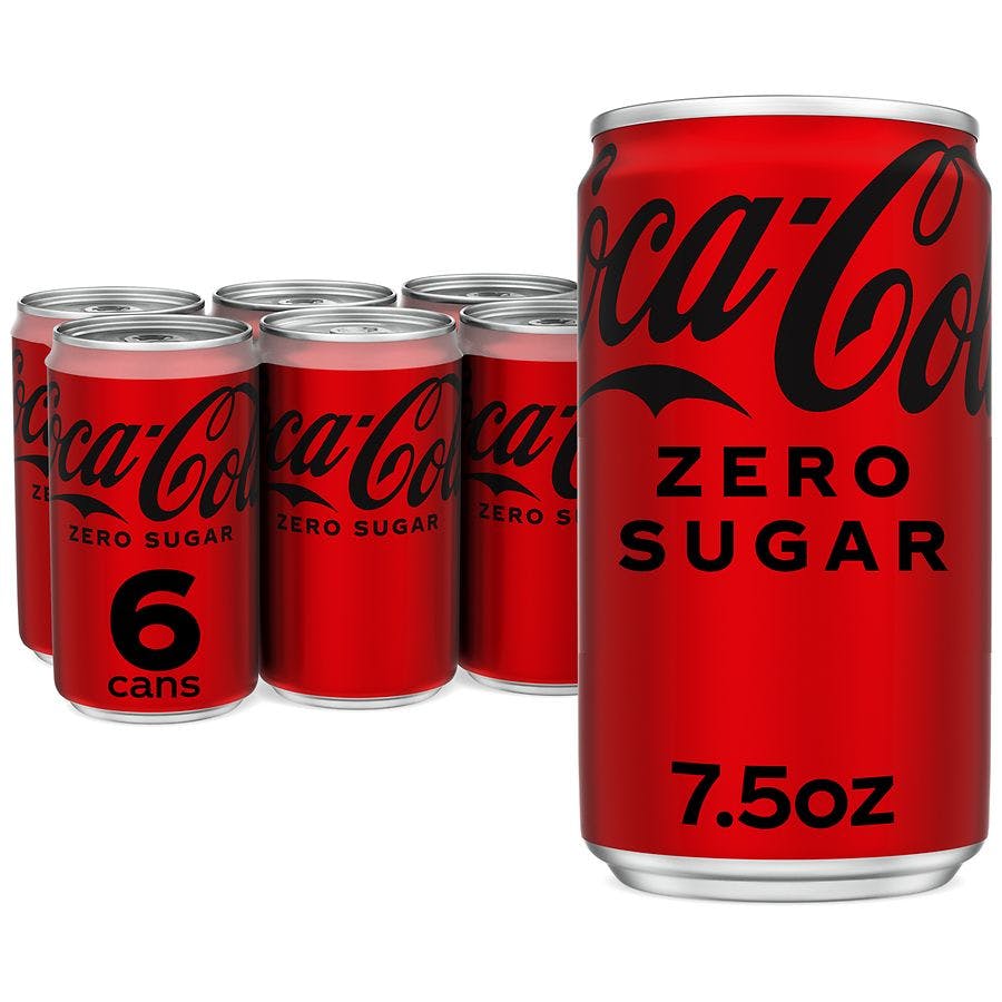 3 Coca-Cola Mini Cans 6-Packs