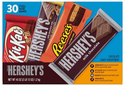 Hershey's Candy Bar Variety 30-Pack