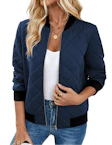 Women's Quilted Bomber Jacket