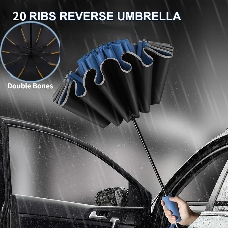 Reverse Folding Umbrella