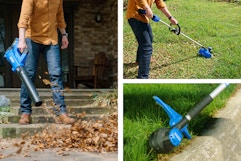 Lowe's Kobalt trimmer and leaf blower kit