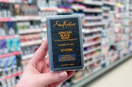 SheaMoisture Bar Soap, $4.29 Each at Walgreens + 3,000 Fetch Rewards Points card image