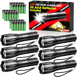 LED Flashlights 6-Pack