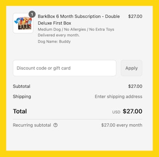 Bark Box Double Cart Image