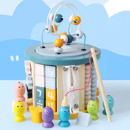 Wooden Activity Cube