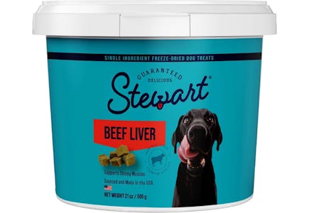 Stewart Beef Liver Freeze-Dried Raw Dog Treats