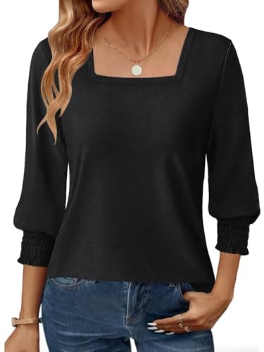 Women's Square-Neck Blouse