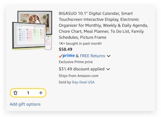Digital Calendar amazon