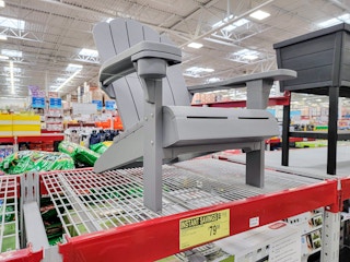 gray adirondack chair