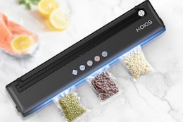Vacuum Sealer Set With Bags, Only $13 on Amazon  card image