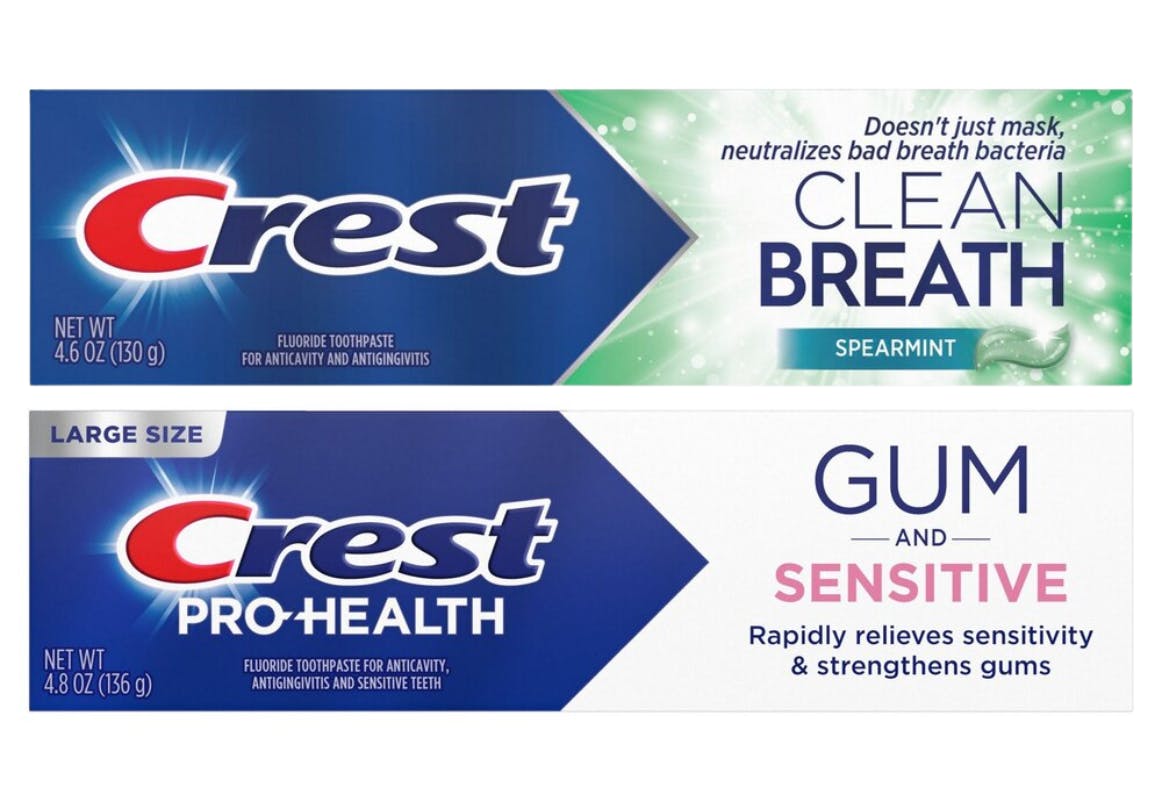 2 Crest Premium Toothpaste