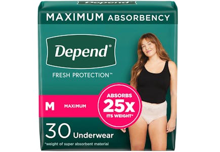 Depend Underwear