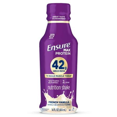2 Ensure Max Protein Shakes