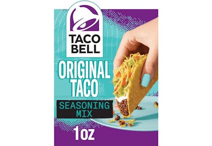3 Taco Bell Seasoning Mixes
