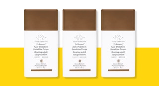 drunk elephant d-bronzi anti-pollution bronzing drops with peptides