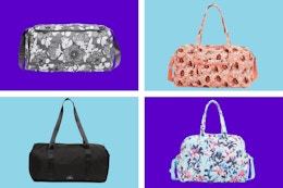 Vera Bradley Travel Bags, as Low as $27 (Reg. $135+) card image