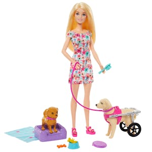 Barbie Doll Pup Playset