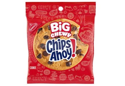 6 Chips Ahoy Big Chewy Cookies