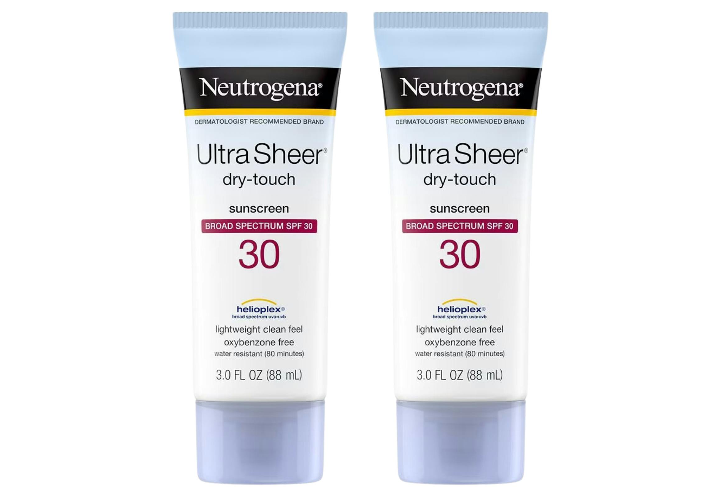 2 Neutrogena Sunscreens