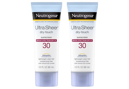 2 Neutrogena Sunscreens