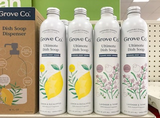 grove co dish soap on a target shelf