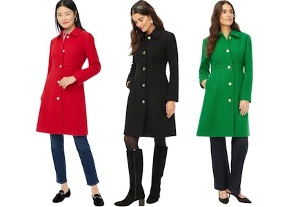 J. Crew Women's Wool-Blend Lady Coat
