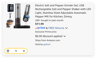Electric Salt and Pepper Grinder Set