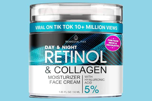 Highly Rated Retinol and Collagen Moisturizer, Just $7 on Amazon (Reg. $30) card image