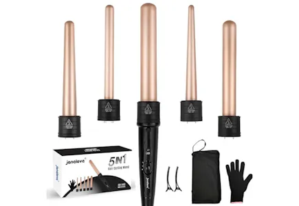 Wand Curling Iron Set