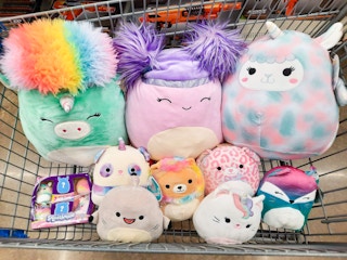 Squishmallows in Walmart Shopping Cart