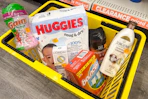 dollar general clearance items in shopping basket