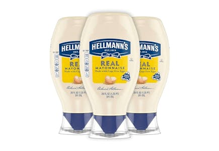 Hellmann's Mayonnaise Bottle 3-Pack