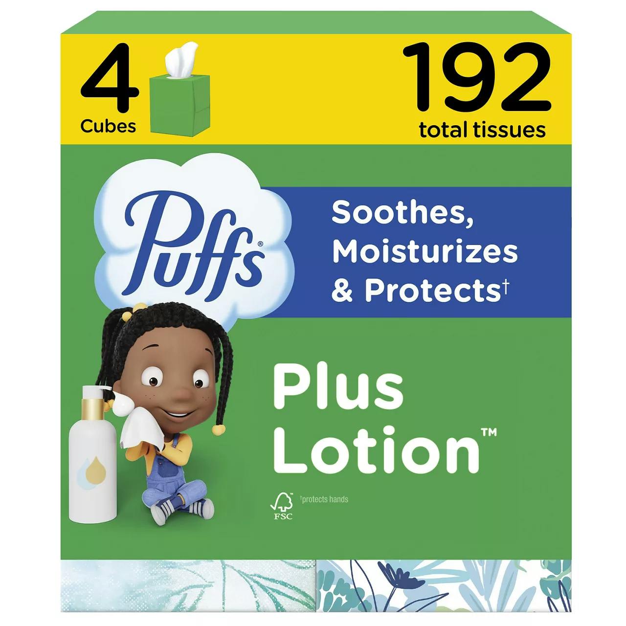 Puffs Facial Tissues 4-Pack